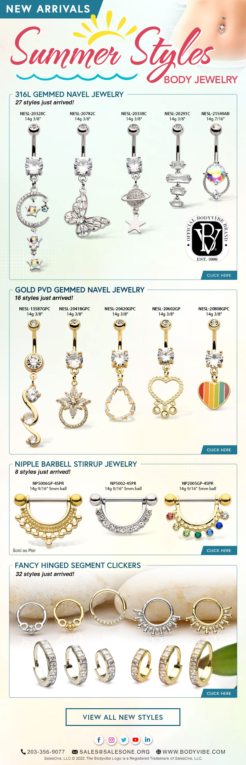 New Arrivals just in time for Summer