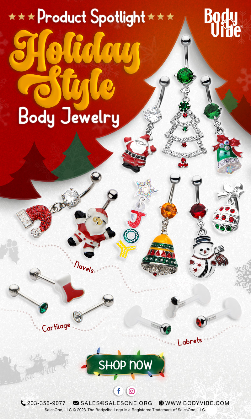 Product Spotlight: Holiday Style Body Jewelry