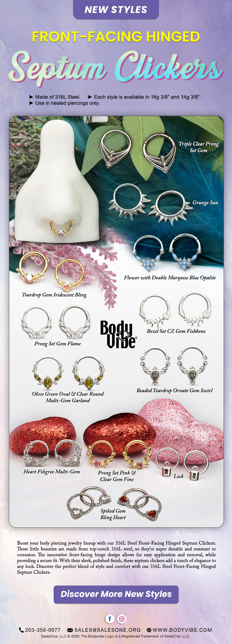 Get Your Bling On: Must-Have New Hinged Septum Clickers