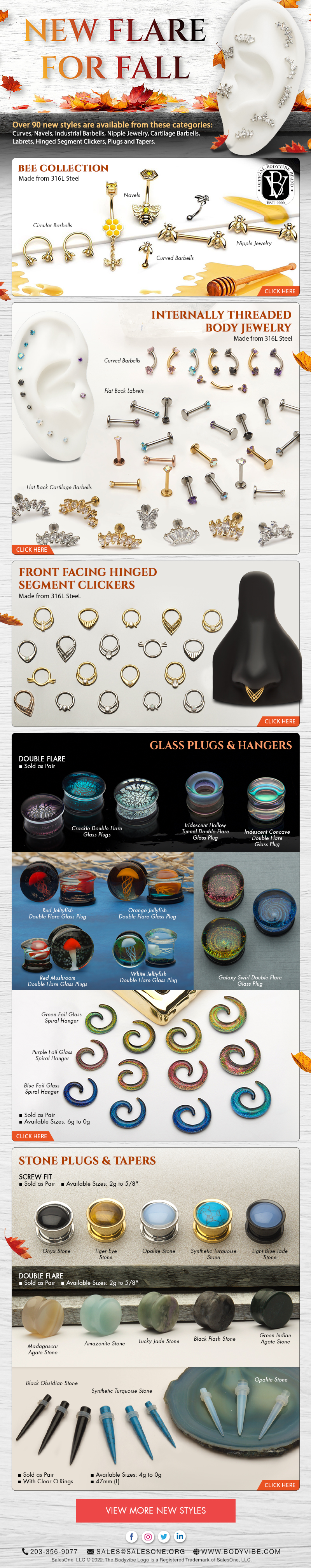 New Styles In Stock. Just in time for Fall season!